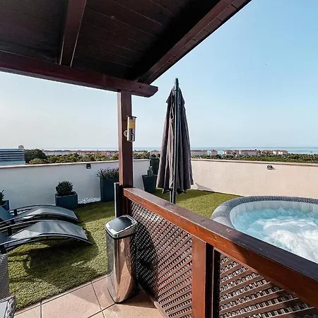 Apartment Sunset Deluxe Con Jacuzzi, Piscina Y Barbacoa
